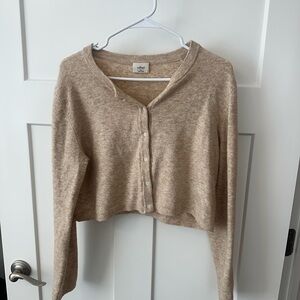 Wilfred Beige Cardigan Sweater